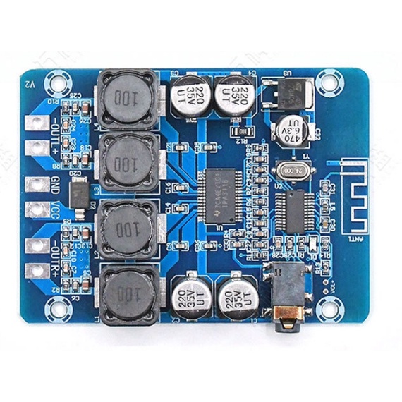 Mô Đun Khuếch Đại Âm Thanh Bluetooth Xh-m314 Tpa3118  2X45W 12V~24V