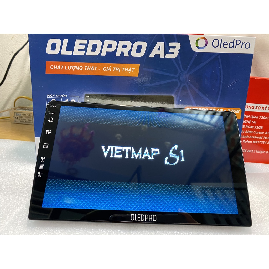 Màn hình android OLEDPRO A3 lắp sim 4G Ram 2G,rom 32G thu phát wifi, lắp được hầu hết các dòng xe, Màn hình ô tô giá rẻ