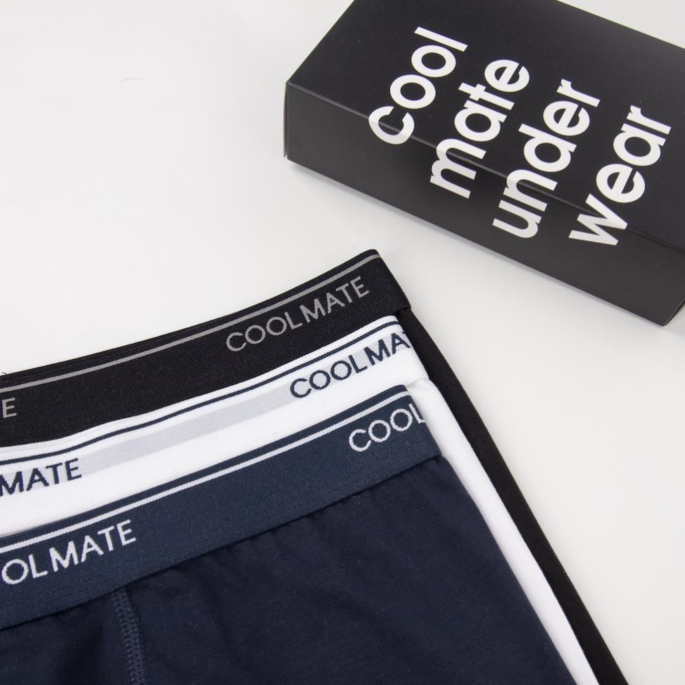 Combo 3 quần lót nam Trunk Cotton Compact siêu mát S2 thương hiệu Coolmate chất lượng cao
