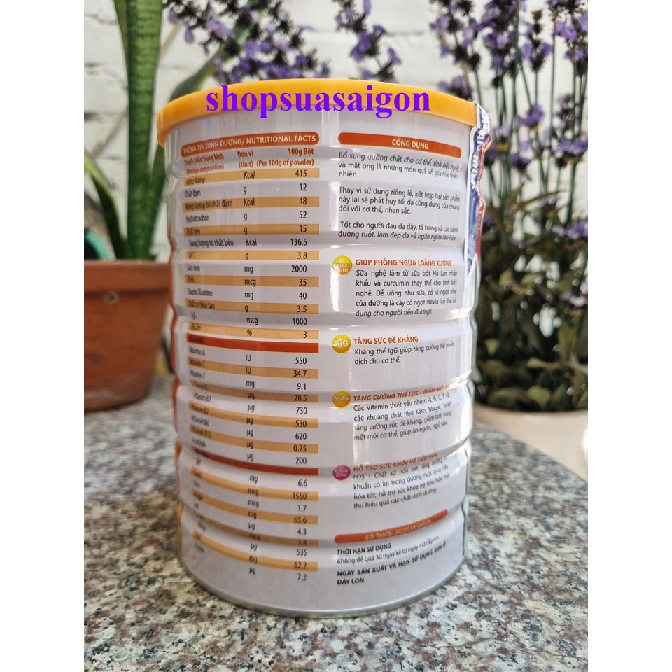 Sữa Nghệ Nanovi Curcumin Milk.