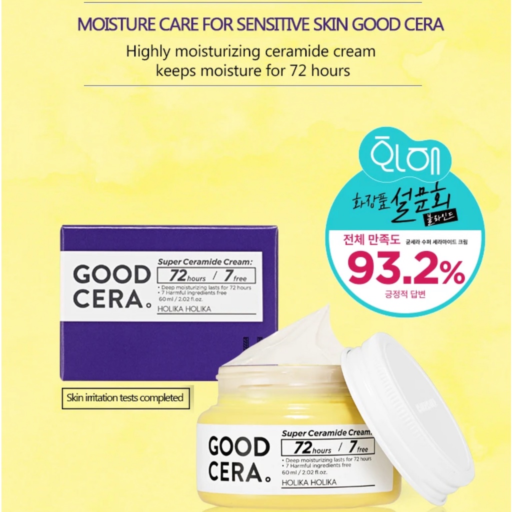 Kem dưỡng siêu ẩm Holika Holika Good Cera Super Ceramide Cream 60ml
