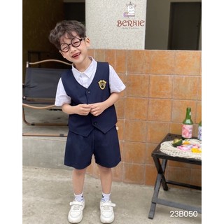 Set Vest Gile huy hiệu bé trai