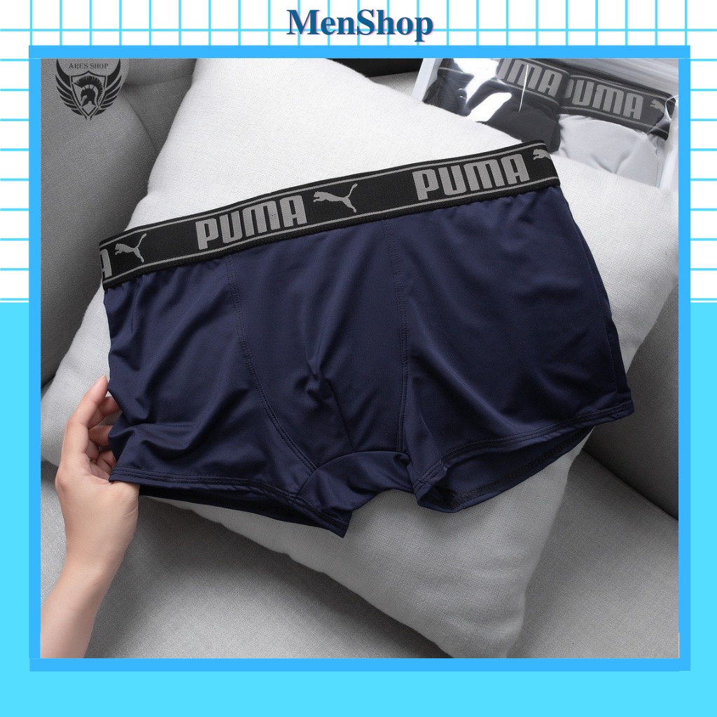 Quần sịp nam đùi Puma cao cấp thun lạnh chất mát, thoáng khí, co giãn 4 chiều khử khuẩn