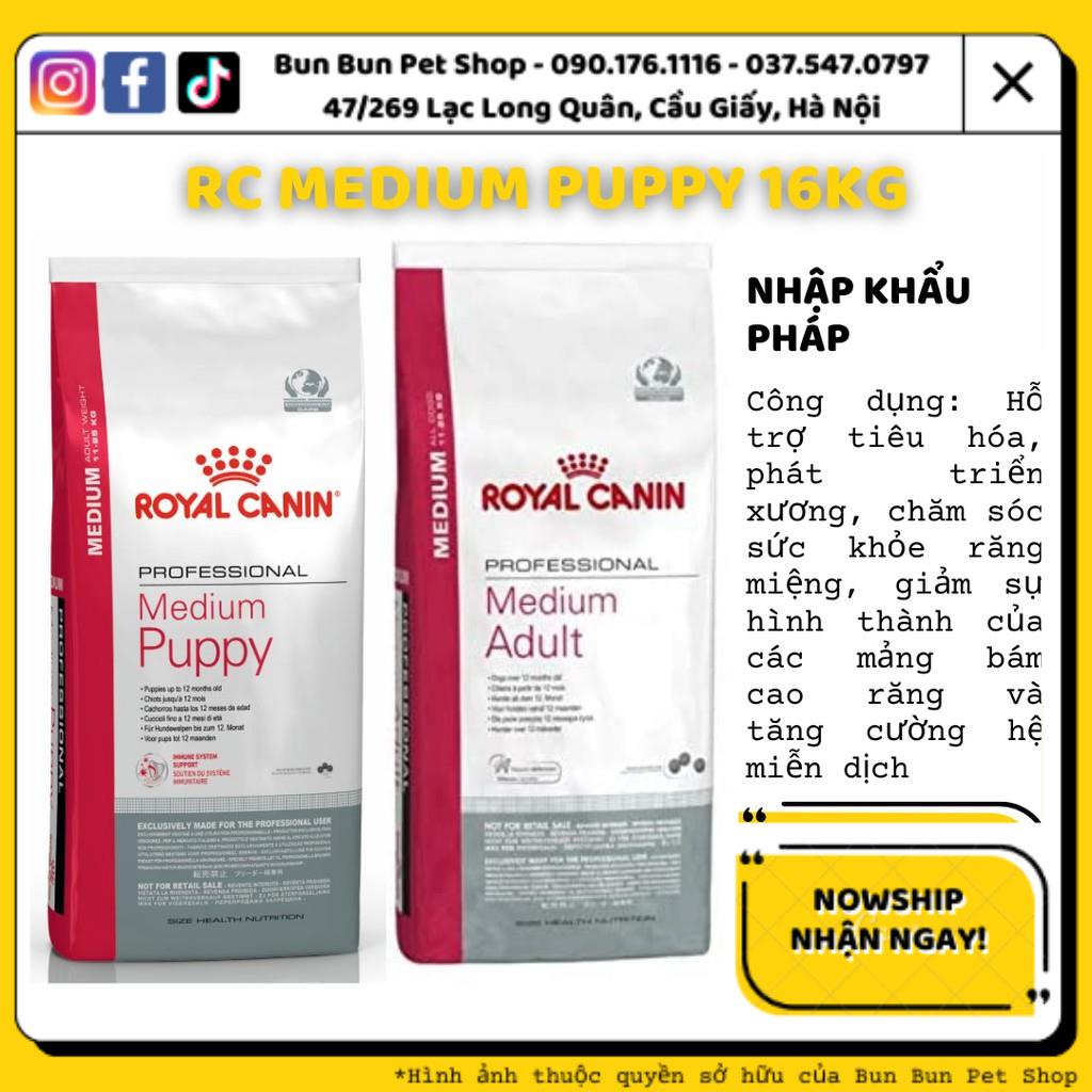 Hạt Khô RC Medium Puppy/Adult PRO 16kg