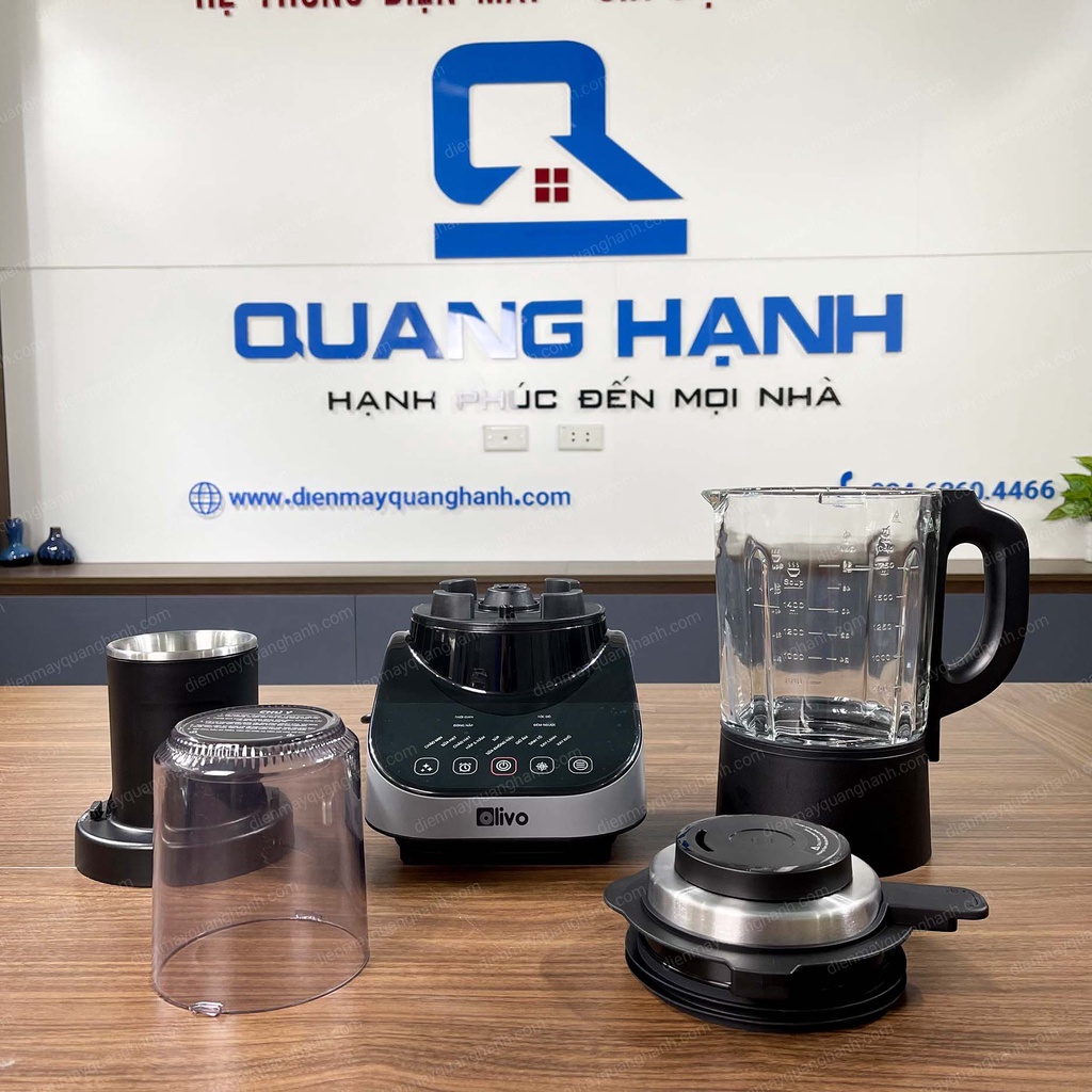 Máy Làm Sữa Hạt Olivo CB20 12 Chức Năng Công Suất 2000W