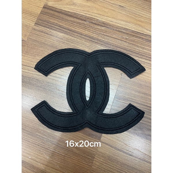 Patch vải ủi nhiệt hình thêu xchanell to