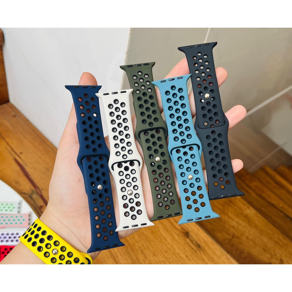 Dây cao su thể thao cho AW 8/7/6/SE/5/4/3/2/1 đủ màu cá tính, đủ size 49/45/44/42/41/40/38mm