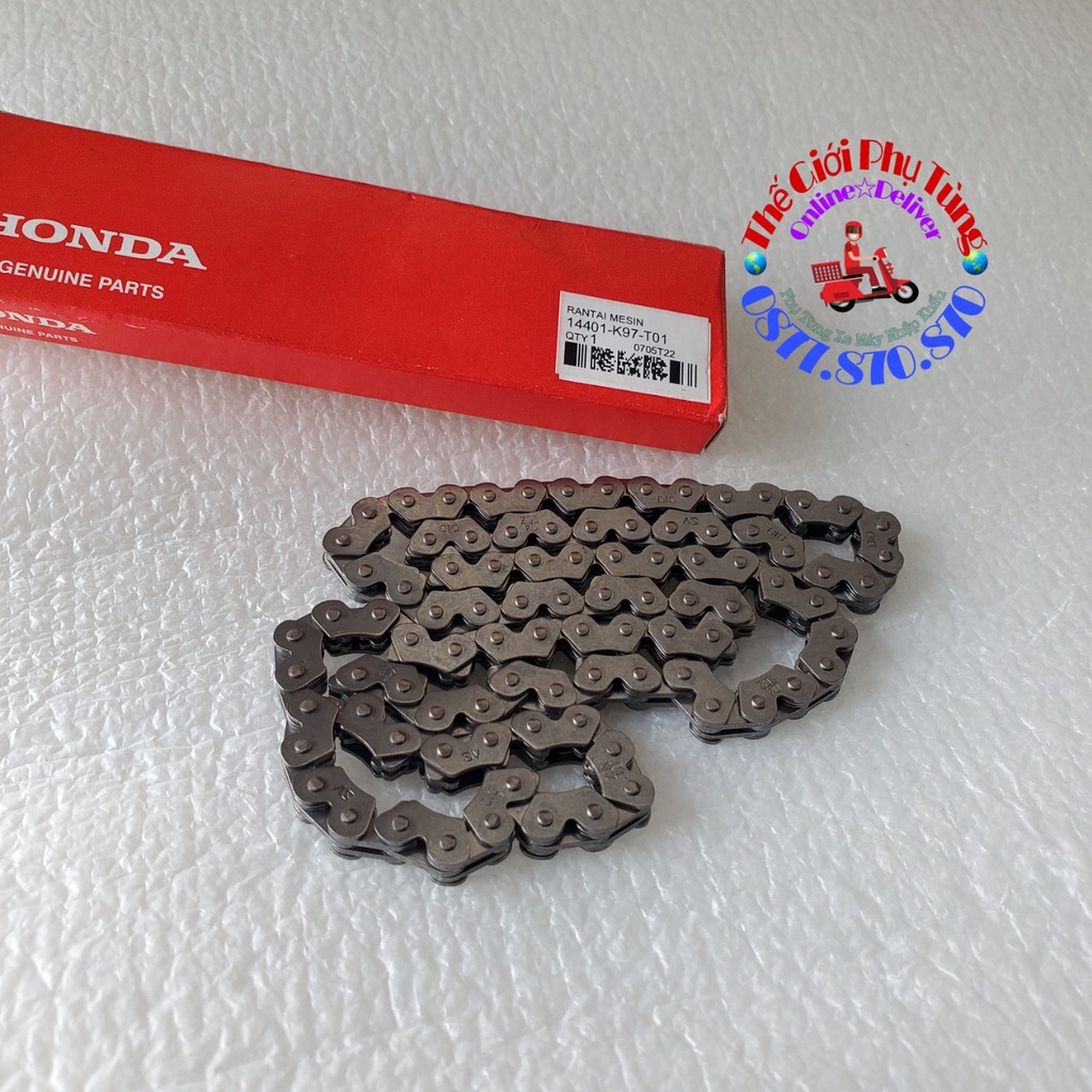 Sên  cam 92 mắt Vario, Click thái, Ab 125, PCX, SH Việt... Zin Honda Thái Lan - 14401-K97-T01