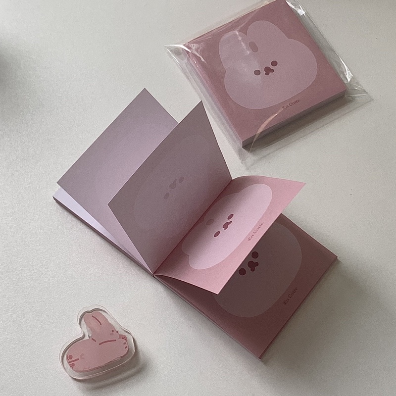 Lacotte | Giấy nhớ memopad Buratta không keo 100 tờ 9x9cm 🐰