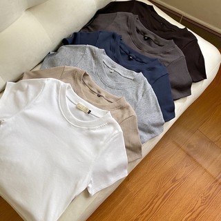 Peekaboo- Áo basic tee croptop