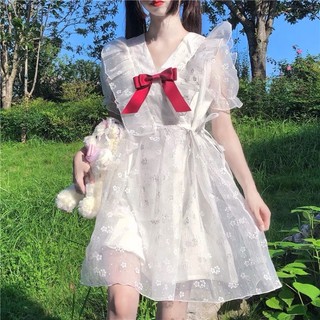 Đầm Ulzzang Trắng Tiểu Thư - Kèm 3 Ảnh Thật Cuối Cùng,váy đầm công chúa,dự tiệc, tiểu thư, nàng thơ, sang chảnh