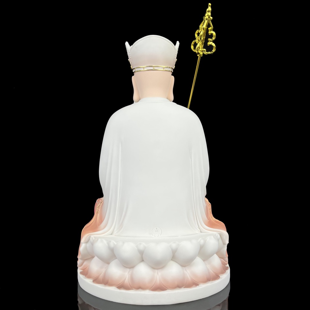 Tôn Tượng Địa Tạng Vương Bồ Tát 2910 Bằng Nhựa Cứng  2 màu đỏ , vàng - phật giáo tuệ quang