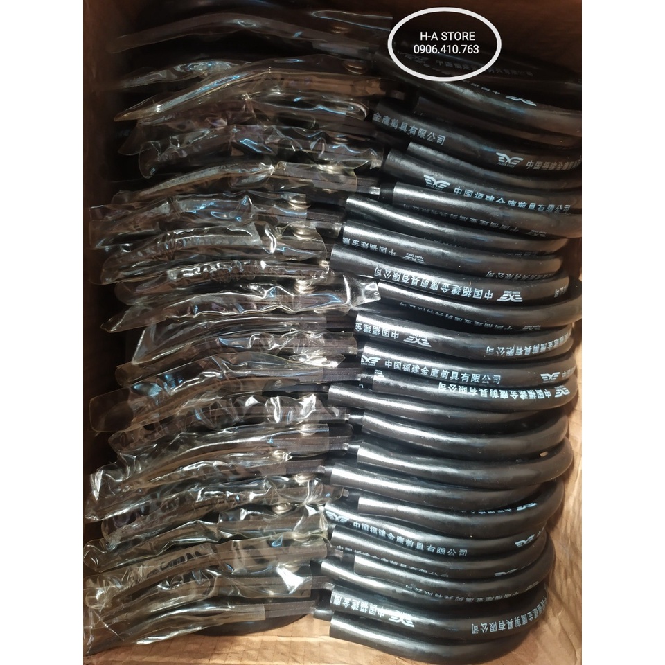 Kéo mỏ cong cắt đế giày dép cao su siêu bén màu đen