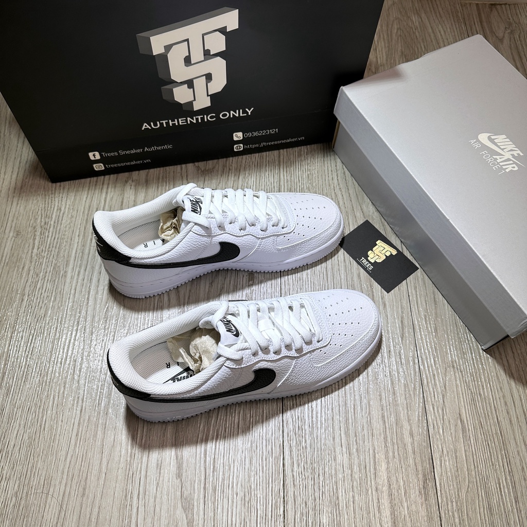 Giày thể thao NIKE AIR FORCE 1 LOW WHITE BLACK CT2302 100
