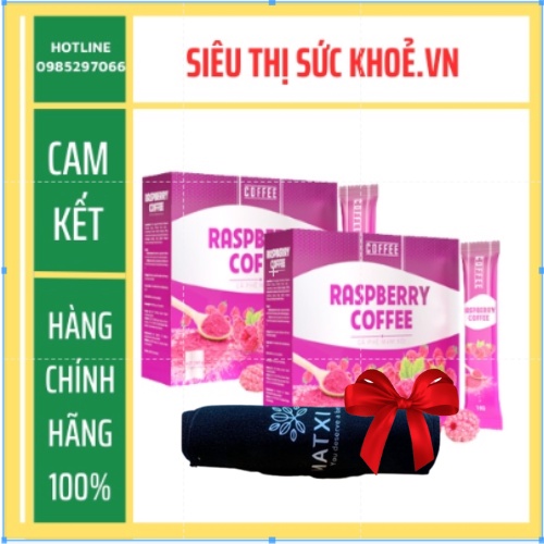 🍀 Cà phê giảm cân mâm xôi Raspberry Coffee cam kết chính hãng 100%