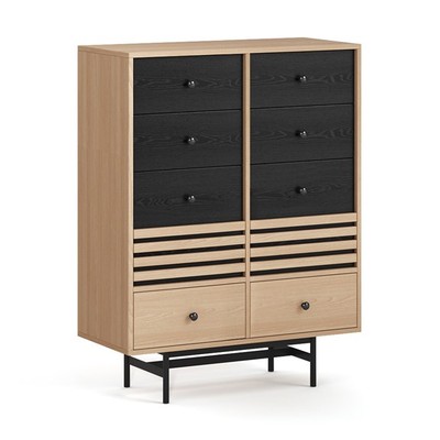 CHOCHU, Tủ lưu trữ, Tủ đựng đồ DRA_342, 90x40x118cm, tủ gỗ Scandi Home