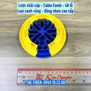 Lược chải cáp kéo cáp mạng 48 lỗ - Bó gọn cáp - Cable comb