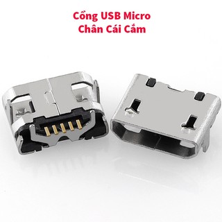 Cổng USB A/B/Mini/Micro Đực/Cái Chân Cắm/Chân Dán - Đầu USB, USB A, USB B, USB Mini, USB Micro