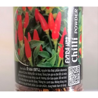 (EXP-HẠN SD 14/3/2023) [Lọ 40g] BỘT ỚT SIÊU CAY [VN] ÔNG CHÀ VÀ Extra Hot Chilli Powder