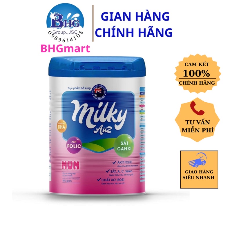 Sữa Bột Milky Auz mum 400g -850g