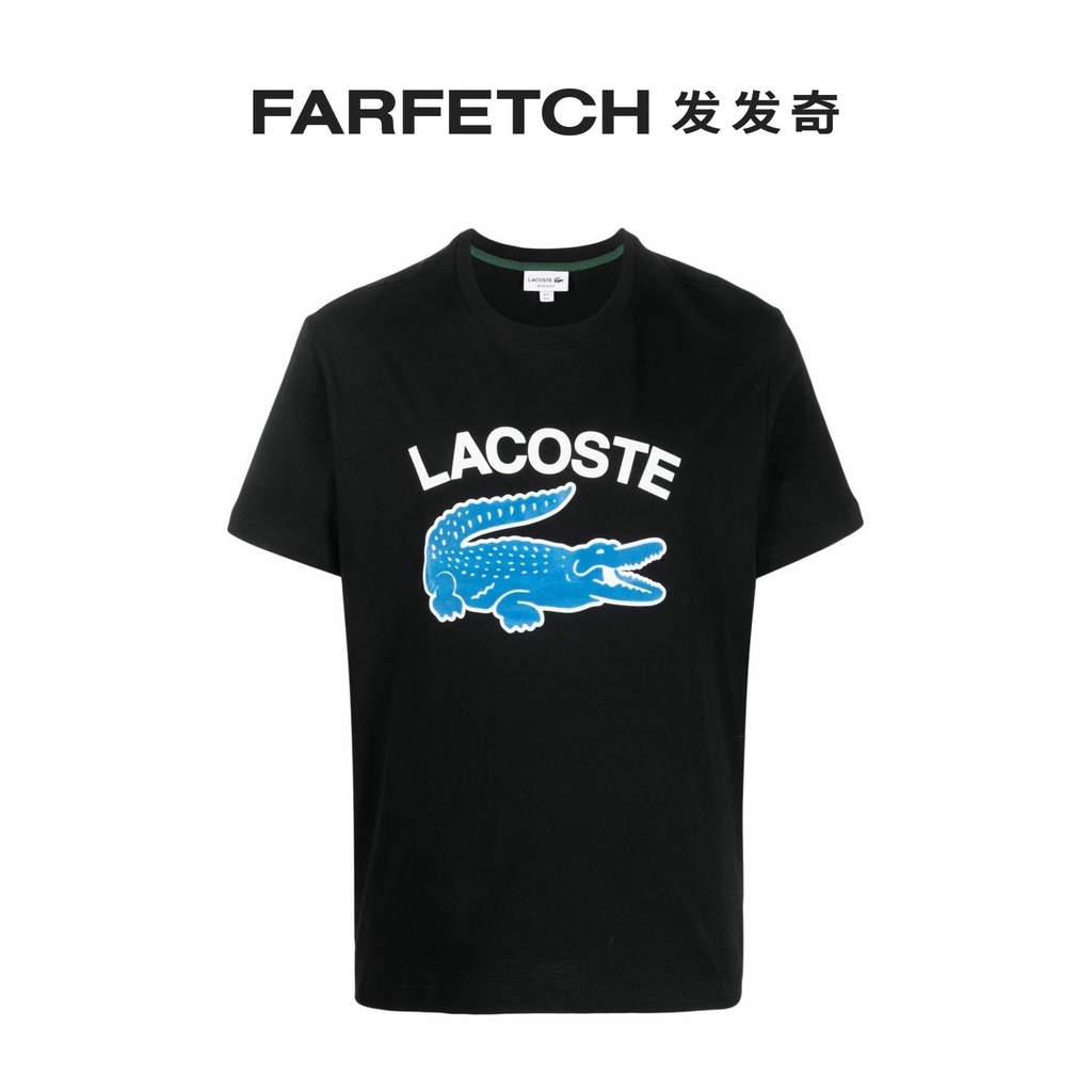 Áo Thun Tay Ngắn Vải Cotton In logo Lacoste Cá Tính Cho Nam