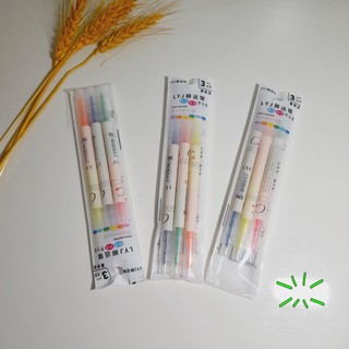 Bộ 3 bút dạ quang 6 màu - Bút highlight