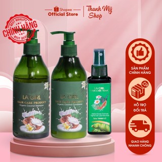 ( GIẢM SỐC ) Trọn Bộ Combo Gội Xịt Xả Coconut Lagirl Lục Anh ( KÈM QUÀ XINH )