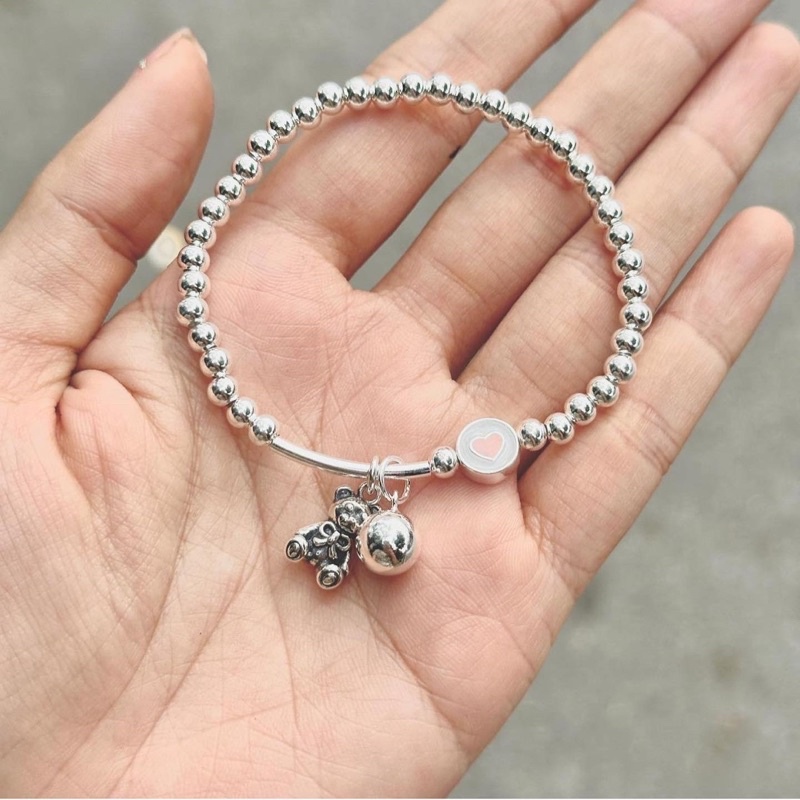 Lắc tay bạc nữ siêu dễ thương thích hợp làm quà tặng Silvergo Silver