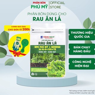 Phân bón cho rau ăn lá 16-16-8+13S+TE Túi 500g