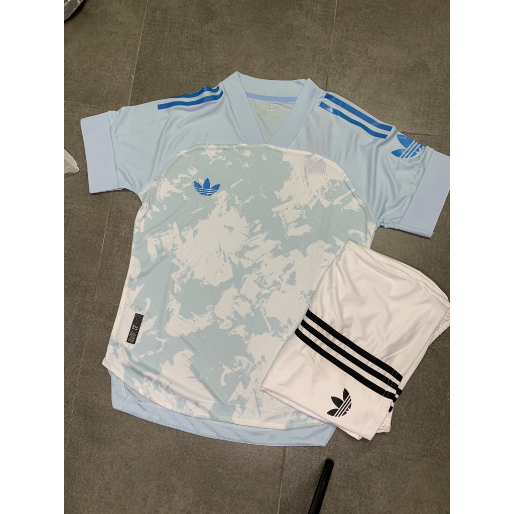 Bộ quần áo bóng đá 🔥 Bộ Ba Lá ADIDAS phối màu - Cam kết Y Hình - Hàng xịn, Set thể thao đẹp năm 2023