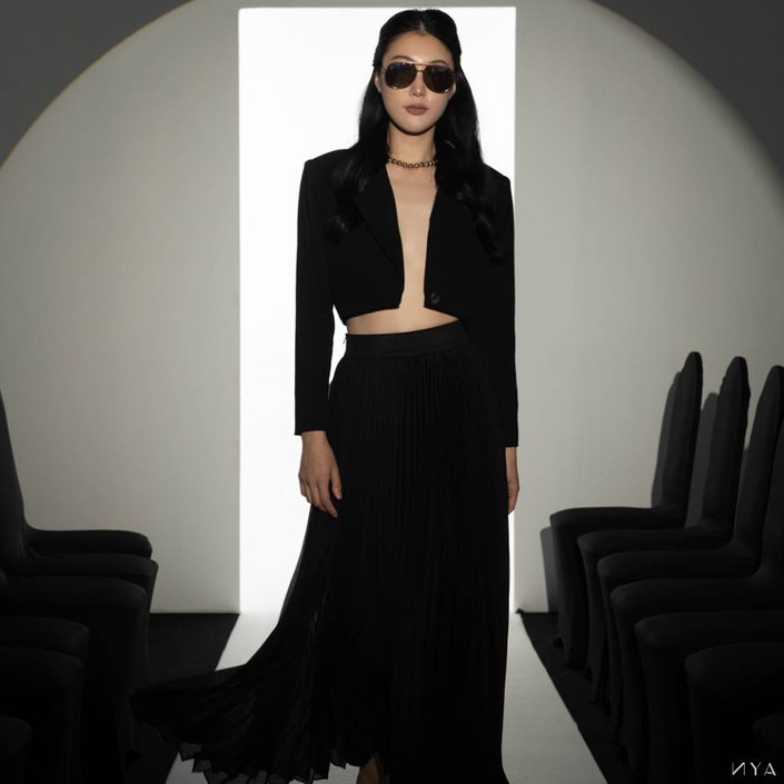 Chân Váy Dập Ly Cánh Quạt BLISS SKIRT | NYA STUDIO