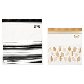 Hộp 50 túi zip lock đựng thực phẩm Istad IKEA (2,5L + 1,2L)