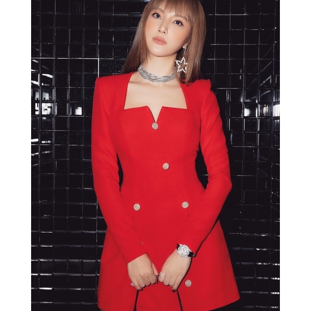 Thanh lý đầm đỏ size M tình trạng 99%