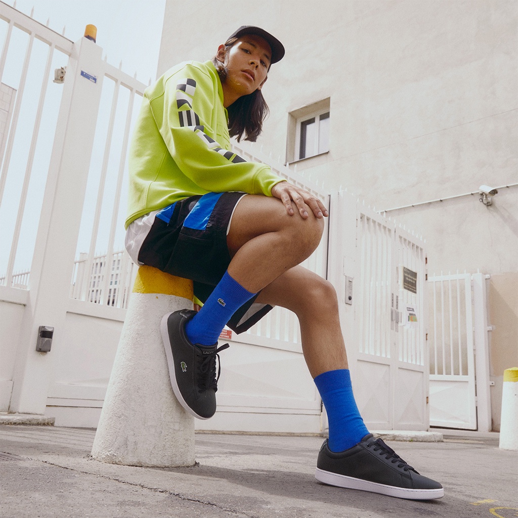 Giày thể thao nam Lacoste Carnaby BL21– Đen