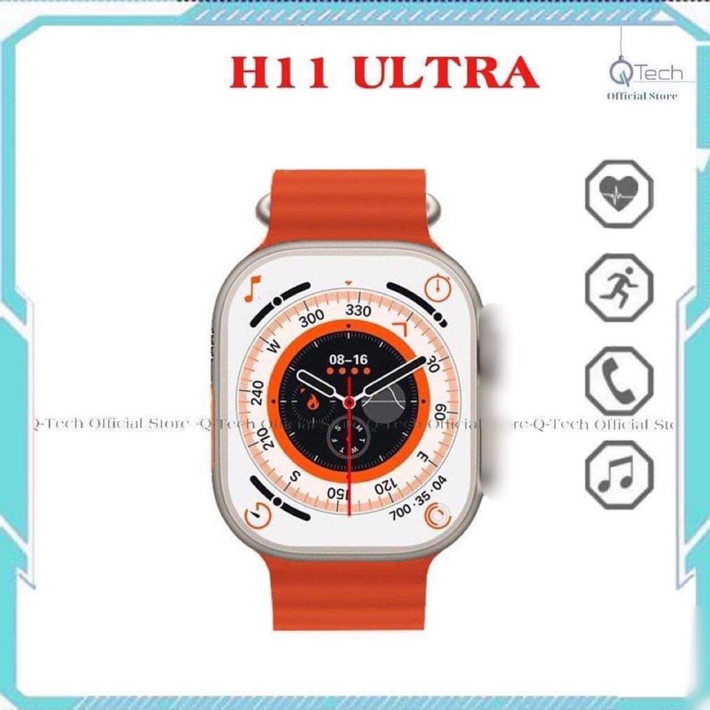 Đồng Hồ Thông Minh Watch 11 Ultra+ Viền TiTan Size 49mm Hỗ Trợ Theo Dõi Sức Khỏe, Nghe Gọi, Nhận Thông Báo