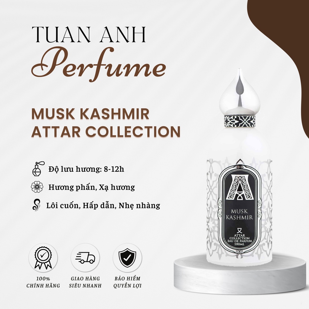 Nước hoa Unisex Musk Kashmir Attar Collection chính hãng thơm lâu - TUAN ANH PERFUME