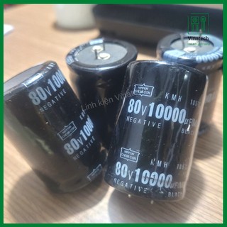 Tụ 10000uf 80v kích thước 3.5 *5cm hàng tốt