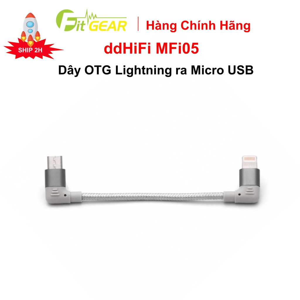 Dây OTG Lightning ra Micro USB - ddHiFi MFi05