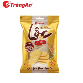 Tràng An - Bánh gạo nướng Lộc 130g, vị mặn, không cholesterol, không qua chiên dầu