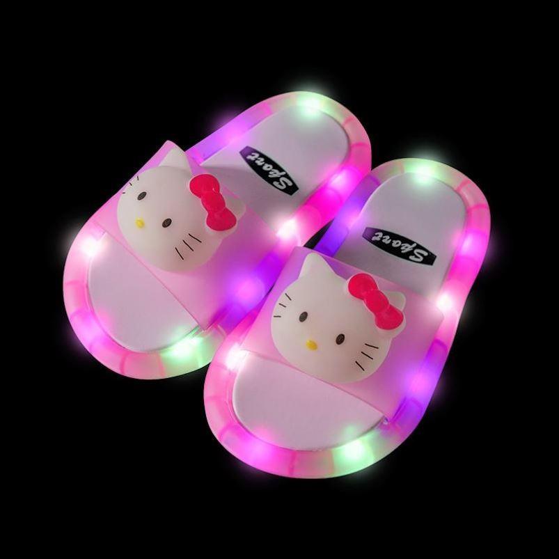 Dép Đi Trong Nhà Chống Trượt Họa Tiết hello Kitty Dễ Thương Cho Bé Gái