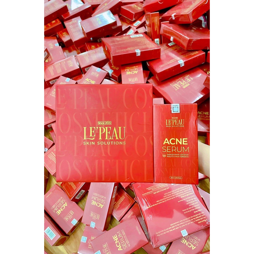 Peel Da Vi Tảo Retinol Le'Peau Mẫu Mới 2022 Thay Da Sinh Học - Tặng Kèm Serum B5 và Serum Chấm Mụn Acne