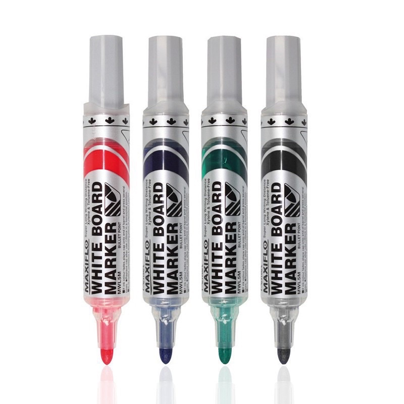 Bút lông viết bảng Pentel đuôi bấm bơm mực MWL5M.