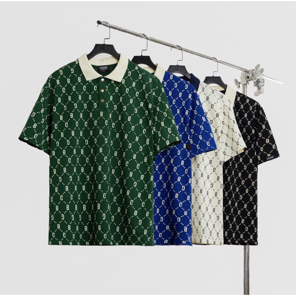 Áo Polo The Bad God Cổ Bẻ In Chuyển Nhiệt 5D Full Áo - Áo Polo Chất Liệu Cá Sấu Cotton Thoáng Mát Form Dáng Cực Đẹp