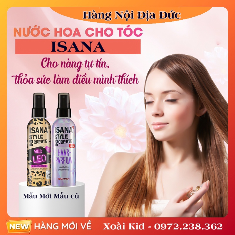 Xịt nước hoa tóc Isana thơm ngọt -Hàng Nội Nịa Đức