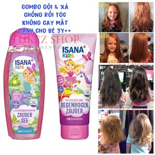 Cặp gội và xả dành cho bé gái Isana Đức