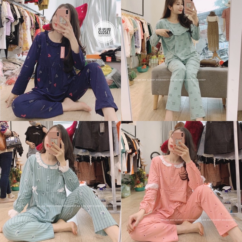 Bộ thun bầu 2 chức năng tiện lợi, chất thun cotong mềm co dãn thoải mái suốt thai kì và sau sinh.
