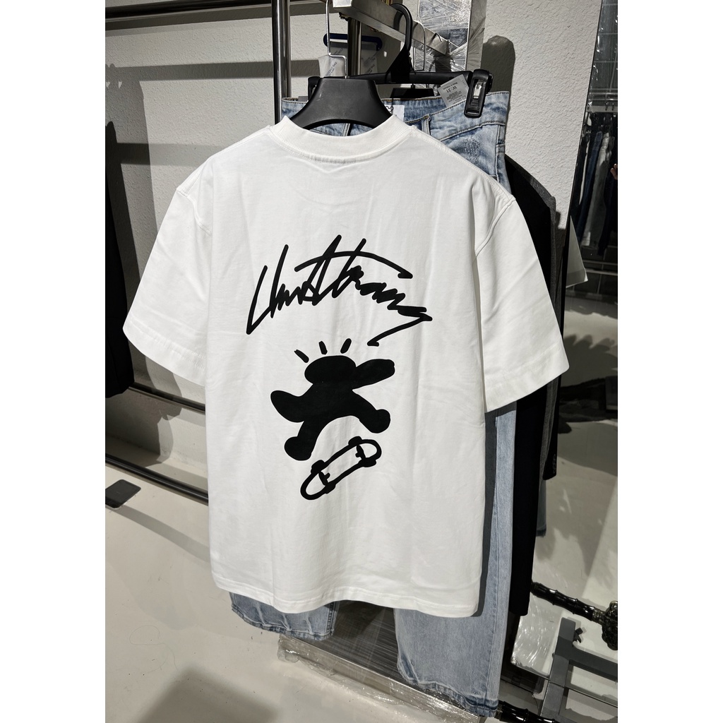 ÁO THUN Skateman trắng CHUOTTRANG