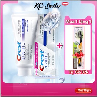 Kem đánh răng Crest 3D White Brilliance 90gr. Hàng chính hãng shop Mall bản Trung - Shop TMall