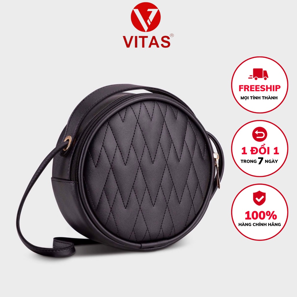 Túi đeo chéo da nữ Phong Cách sành Điệu VITAS Seasand VT110