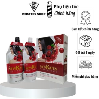 Thuốc nhuộm đen nâu New Kafen cao cấp phủ bạc và không dính da đầu 500ML